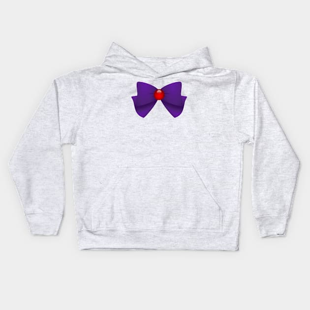 Sailor Mars-inspired Ribbon Kids Hoodie by curiousQ